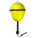 Automatic marking buoy with auto retrieving extension mechanism 