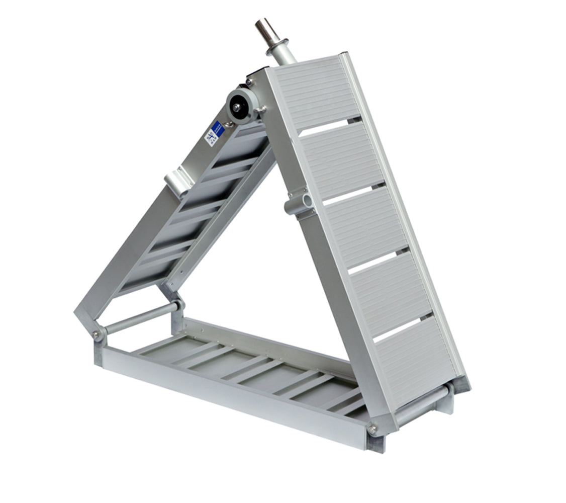 "Classic" gangway, aluminum, foldable in 3 pieces