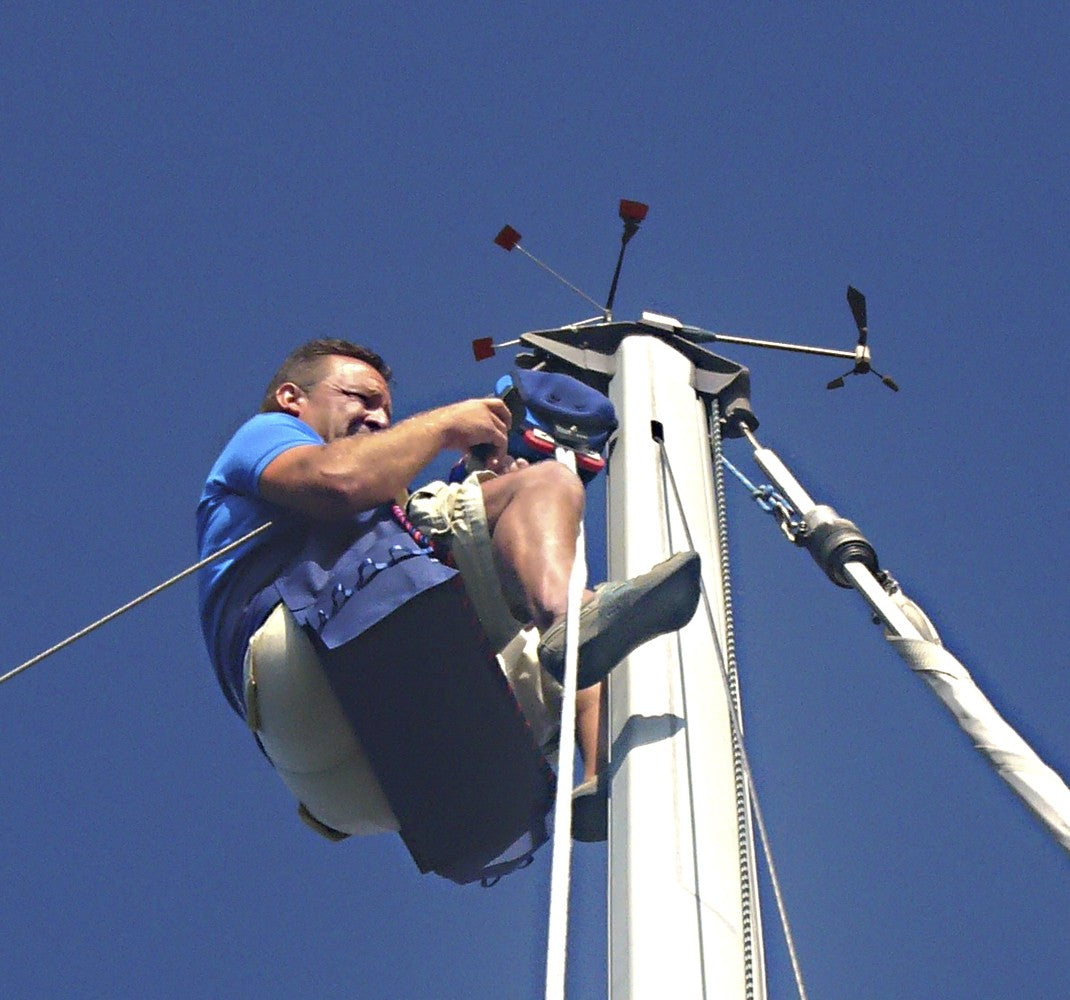 Paranco Ascensore per alberi altezza 25 mt.